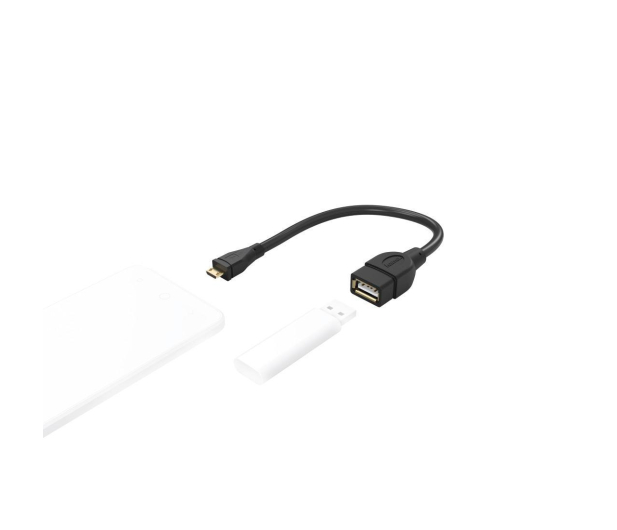 Hama KABEL OTG USB-USB 0.15M HAMA czarny # - 1457230 - zdjęcie 2